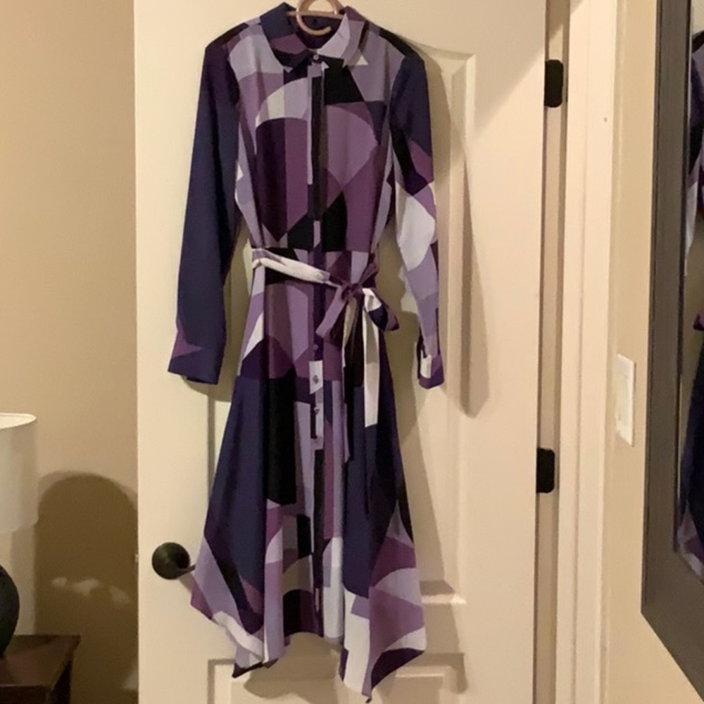 Brand new Calvin Klein dress in a rich shade of purples!